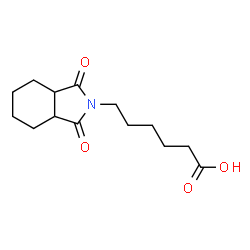 ChemSpider 2D Image | Octahydro-1,3-dioxo-2H-isoindole-2-hexanoic acid | C14H21NO4