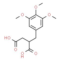 ChemSpider 2D Image | 2-(3,4,5-Trimethoxybenzyl)succinic acid | C14H18O7