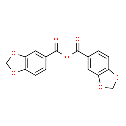 ChemSpider 2D Image | Piperonylic anhydride | C16H10O7