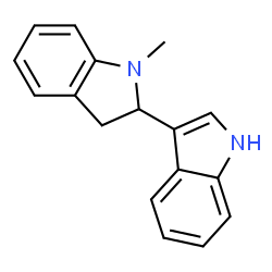 ChemSpider 2D Image | 1-Methyl-2,3-dihydro-1H,1'H-2,3'-biindole | C17H16N2