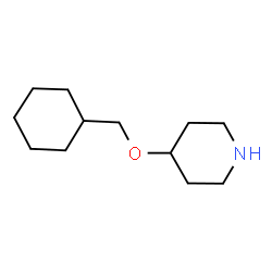 ChemSpider 2D Image | 4-(Cyclohexylmethoxy)piperidine | C12H23NO