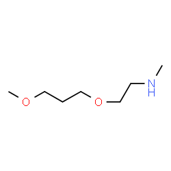 ChemSpider 2D Image | 2-(3-Methoxypropoxy)-N-methylethanamine | C7H17NO2