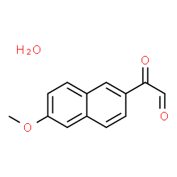 ChemSpider 2D Image | (6-Methoxy-2-naphthyl)(oxo)acetaldehyde hydrate (1:1) | C13H12O4