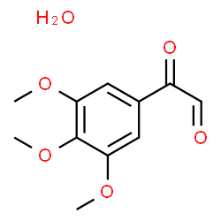 ChemSpider 2D Image | 2-oxo-2-(3,4,5-trimethoxyphenyl)acetaldehyde hydrate | C11H14O6