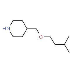 ChemSpider 2D Image | 4-[(3-Methylbutoxy)methyl]piperidine | C11H23NO