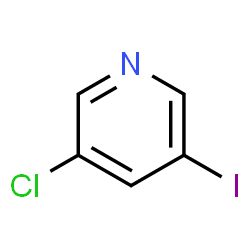 ChemSpider 2D Image | 3-Chloro-5-iodopyridine | C5H3ClIN