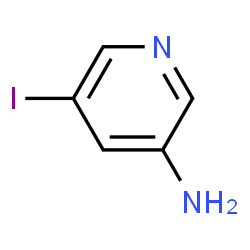 ChemSpider 2D Image | 5-Iodo-3-pyridinamine | C5H5IN2