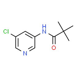 ChemSpider 2D Image | N-(5-chloropyridin-3-yl)pivalamide | C10H13ClN2O