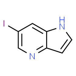 ChemSpider 2D Image | 6-Iodo-1H-pyrrolo[3,2-b]pyridine | C7H5IN2