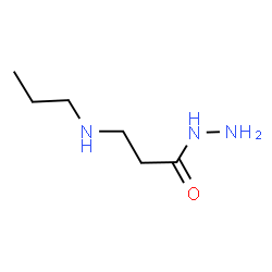 ChemSpider 2D Image | 3-(Propylamino)propanehydrazide | C6H15N3O