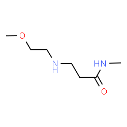 ChemSpider 2D Image | 3-[(2-Methoxyethyl)amino]-N-methylpropanamide | C7H16N2O2