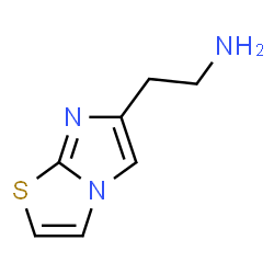 ChemSpider 2D Image | 2-(Imidazo[2,1-b][1,3]thiazol-6-yl)ethanamine | C7H9N3S