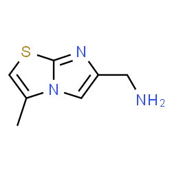 ChemSpider 2D Image | (3-methylimidazo[2,1-b]thiazol-6-yl)methanamine | C7H9N3S