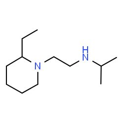 ChemSpider 2D Image | [2-(2-ethylpiperidin-1-yl)ethyl](isopropyl)amine | C12H26N2