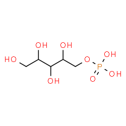 ChemSpider 2D Image | 1-O-Phosphonopentitol | C5H13O8P