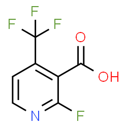 ChemSpider 2D Image | 2-Fluoro-4-(trifluoromethyl)nicotinic acid | C7H3F4NO2