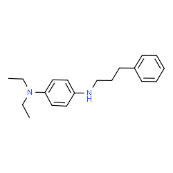 ChemSpider 2D Image | N,N-Diethyl-N'-(3-phenylpropyl)-1,4-benzenediamine | C19H26N2