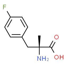 ChemSpider 2D Image | α-Methyl-D-4-fluorophenylalanine | C10H12FNO2
