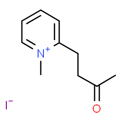 ChemSpider 2D Image | 1-Methyl-2-(3-oxobutyl)pyridinium iodide | C10H14INO