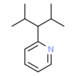 ChemSpider 2D Image | 2-(2,4-Dimethyl-3-pentanyl)pyridine | C12H19N