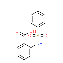 ChemSpider 2D Image | N-(P-TOSYL)ANTHRANILIC ACID | C14H13NO4S
