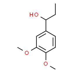 ChemSpider 2D Image | 1-(3,4-Dimethoxyphenyl)-1-propanol | C11H16O3