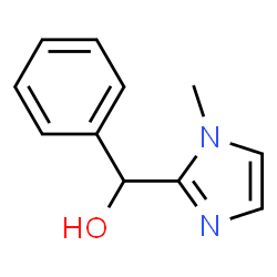ChemSpider 2D Image | (1-Methyl-1H-imidazol-2-yl)(phenyl)methanol | C11H12N2O