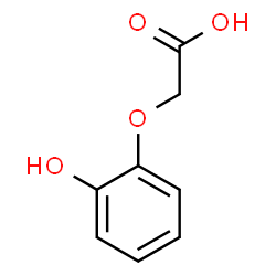 ChemSpider 2D Image | (2-Hydroxyphenoxy)acetic acid | C8H8O4