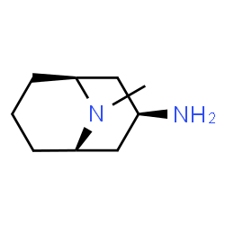 ChemSpider 2D Image | Endo-3-amine-9-methyl-9-azabicyclo[3,3,1]nonane | C9H18N2
