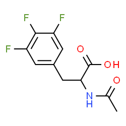 ChemSpider 2D Image | N-Acetyl-3,4,5-trifluorophenylalanine | C11H10F3NO3