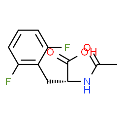 ChemSpider 2D Image | N-Acetyl-2,6-difluoro-D-phenylalanine | C11H11F2NO3