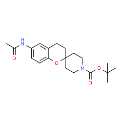 ChemSpider 2D Image | tert-butyl 6-acetamidospiro[chroman-2,4'-piperidine]-1'-carboxylate | C20H28N2O4