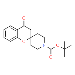 ChemSpider 2D Image | tert-butyl 4-oxospiro[chroman-2,4'-piperidine]-1'-carboxylate | C18H23NO4