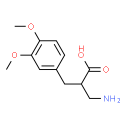 ChemSpider 2D Image | 3-Amino-2-(3,4-dimethoxybenzyl)propanoic acid | C12H17NO4