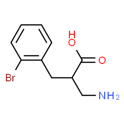 ChemSpider 2D Image | 3-Amino-2-(2-bromobenzyl)propanoic acid | C10H12BrNO2