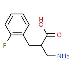 ChemSpider 2D Image | 3-Amino-2-(2-fluorobenzyl)propanoic acid | C10H12FNO2