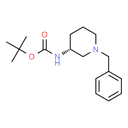 ChemSpider 2D Image | (R)-tert-Butyl (1-benzylpiperidin-3-yl)carbamate | C17H26N2O2