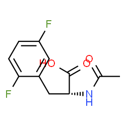 ChemSpider 2D Image | N-Acetyl-2,5-difluorophenylalanine | C11H11F2NO3