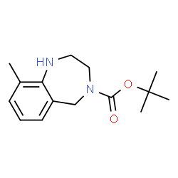 ChemSpider 2D Image | 4-Boc-9-Methyl-2,3,4,5-tetrahydro-1H-benzo[e][1,4]diazepine | C15H22N2O2