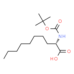 ChemSpider 2D Image | N-Boc-2-Octyl-L-glycine | C15H29NO4