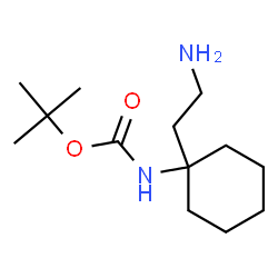 ChemSpider 2D Image | 1-(2-Amino-ethyl)-N-Boc-cyclohexylamine | C13H26N2O2