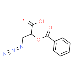 ChemSpider 2D Image | 2-(Benzoyloxy)-3-(2lambda~5~-1-triazen-2-yn-1-yl)propanoic acid | C10H9N3O4