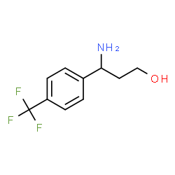ChemSpider 2D Image | Î³-Amino-4-(trifluoromethyl)benzenepropanol | C10H12F3NO