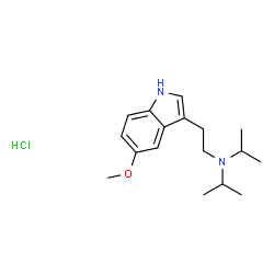 ChemSpider 2D Image | 5-MEO-DIPT HYDROCHLORIDE | C17H27ClN2O