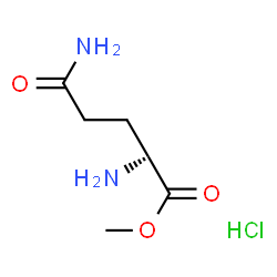 ChemSpider 2D Image | L-Glutamine Methyl Ester HCl | C6H13ClN2O3