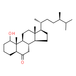 ChemSpider 2D Image | 6-oxocampestanol | C28H48O2