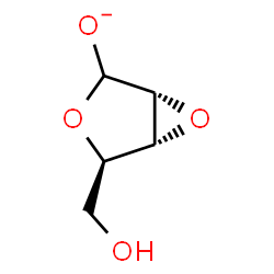 ChemSpider 2D Image | 2,3-anhydro-ribofuranoside | C5H7O4