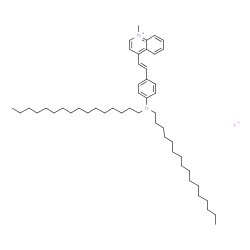 ChemSpider 2D Image | 4-(4-(dihexadecylamino)styryl)-N-methylquinolinium iodide | C50H81IN2