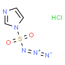 ChemSpider 2D Image | imidazole-1-sulfonyl azide hydrochloride | C3H4ClN5O2S