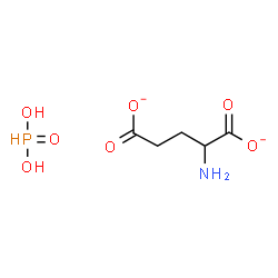 ChemSpider 2D Image | glutamate phosphonic acid | C5H10NO7P